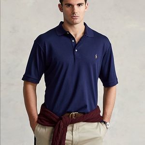 Polo Ralph Lauren - Pima Soft Touch - French Navy - Large Men’s polo shirt